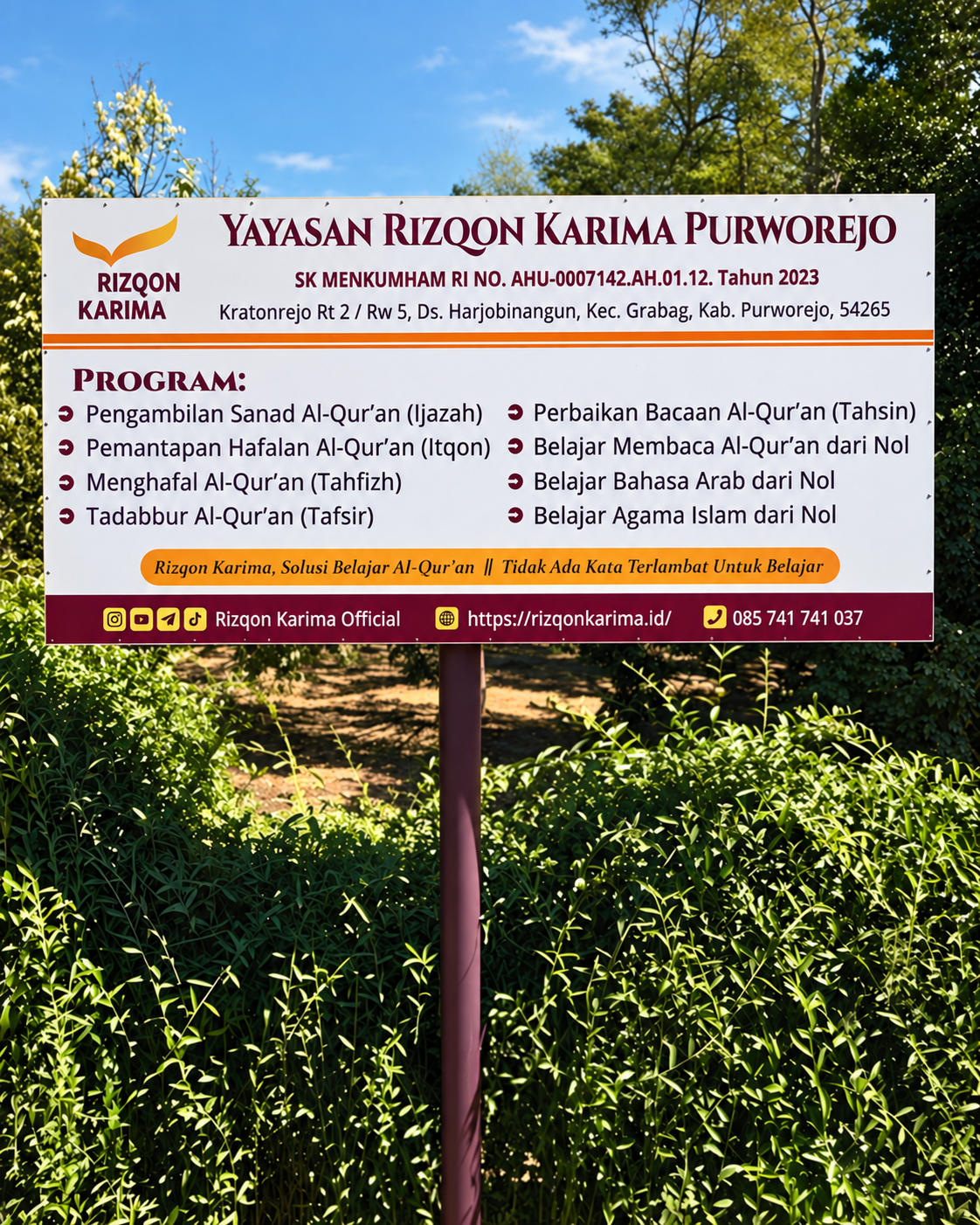 Yayasan Rizqon Karima Purworejo